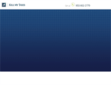 Tablet Screenshot of killmytaxes.com